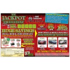 JACKPOT Sales Event Money Chip 11x17 Bi Fold