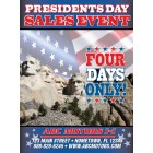 Magazine - 4 Page Presidents Day - Automotive Direct Mail 