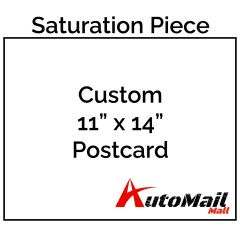 Custom 11" x 14" Postcard Saturation Piece