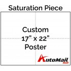Custom 17" x 22" Poster Saturation Piece