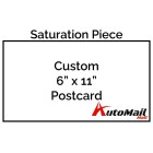 Custom 6" x 11" Postcard Saturation Piece