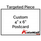Custom 4" x 6" Postcard Targeted Piece