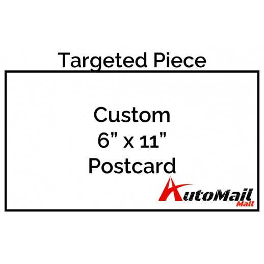 Custom 6" x 11" Postcard Targeted Piece