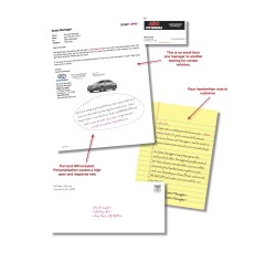 Personalized Hand Stuffed Buyback Letter - 4 Piece - Auto Mail Campaign