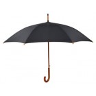 48" Wood Shaft Umbrella Black